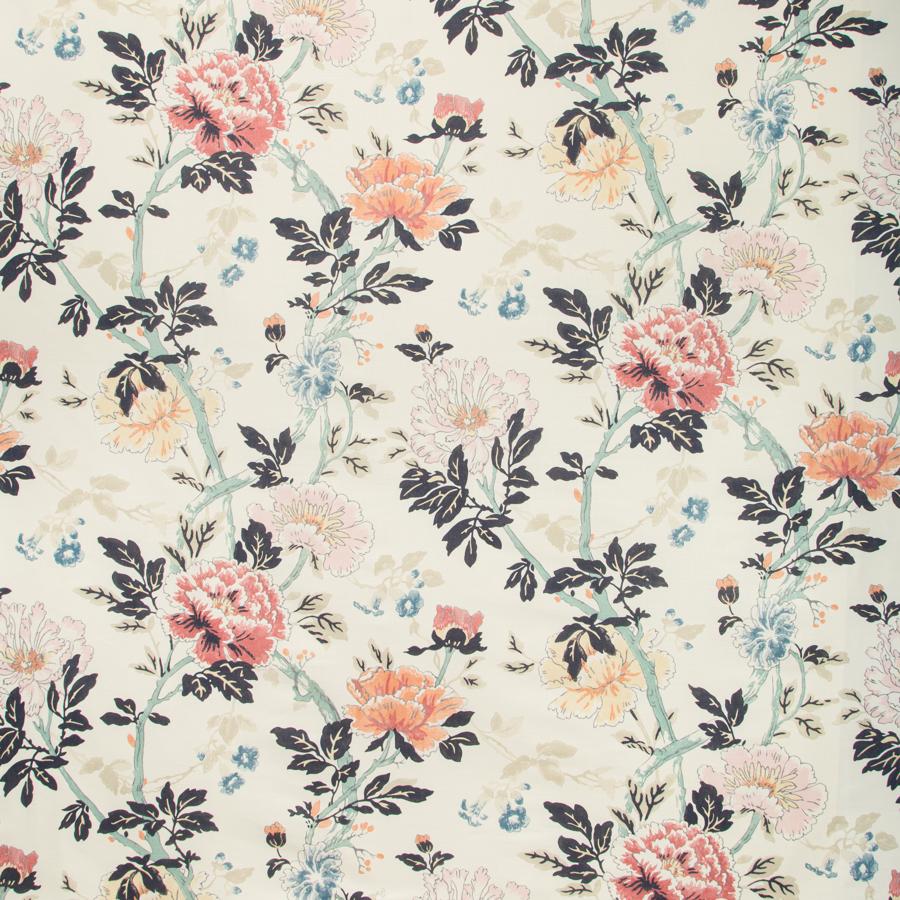 Sample 2019149.574.0 Inisfree Multi Color Botanical Lee Jofa Fabric