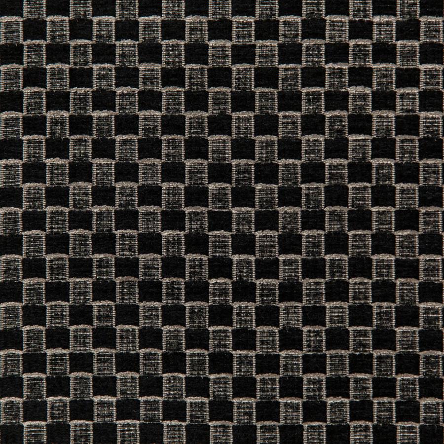 Sample 2020101.8.0 Allonby Weave Black Check/Plaid Lee Jofa Fabric