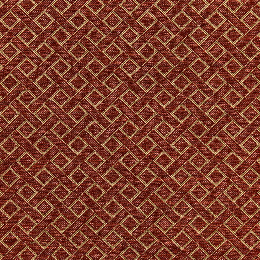 Sample 2020102.919.0 Maldon Weave Red Diamond Lee Jofa Fabric