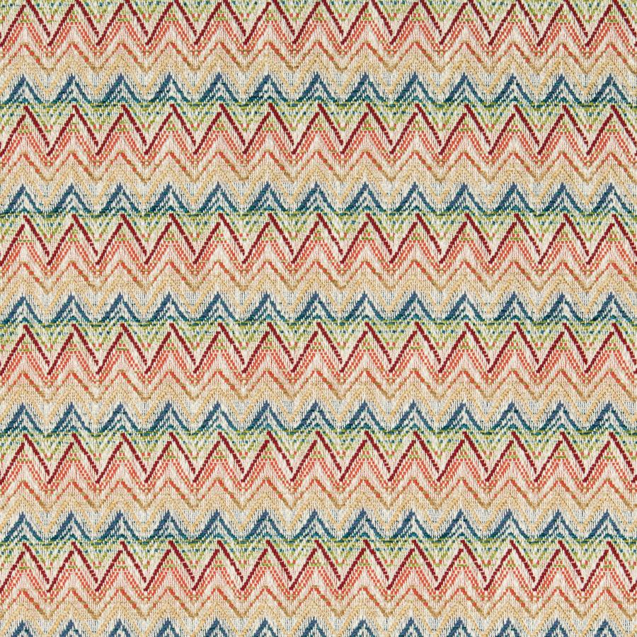 Sample 2020107.549.0 Cambrose Weave Multi Color Flamestitch Lee Jofa Fabric