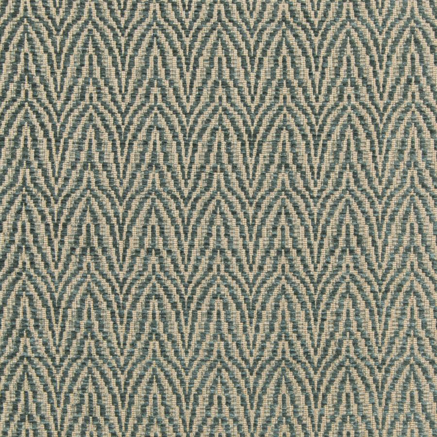 Sample 2020108.13.0 Blyth Weave Blue Herringbone Lee Jofa Fabric