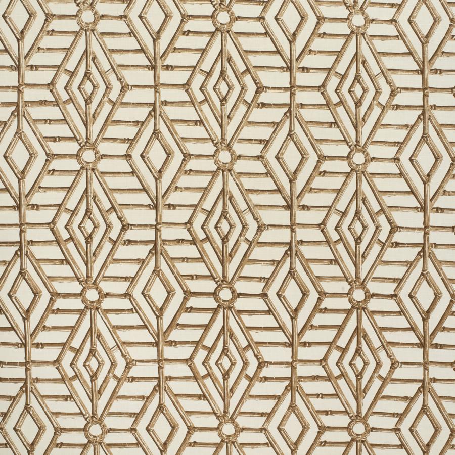 Sample 2020113.166.0 Bamboo Cane Brown Lattice Lee Jofa Fabric