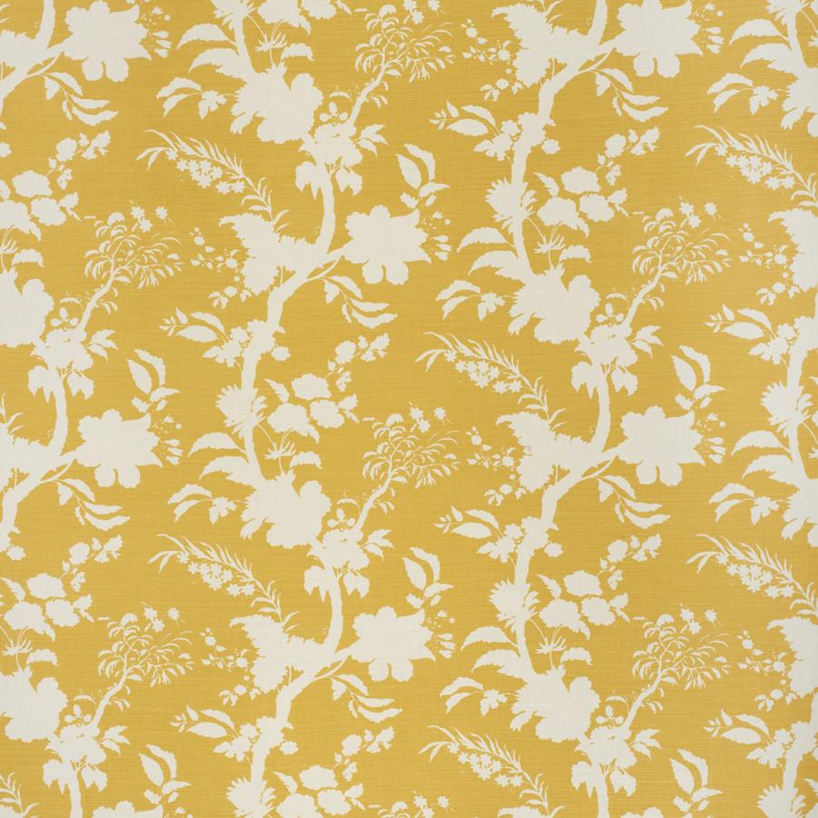 Sample 2020119.40.0 Beijing Blossom Yellow/Gold Botanical Lee Jofa Fabric
