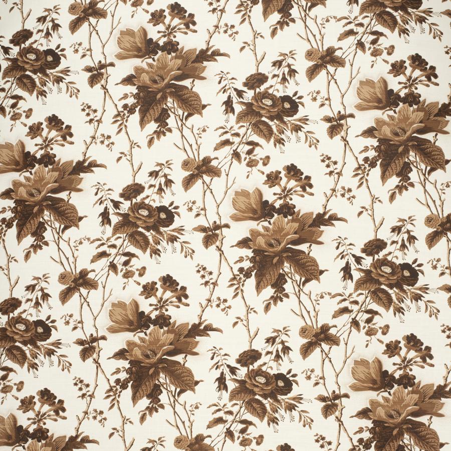 Sample 2020129.61.0 De La Tour Brown Botanical Lee Jofa Fabric