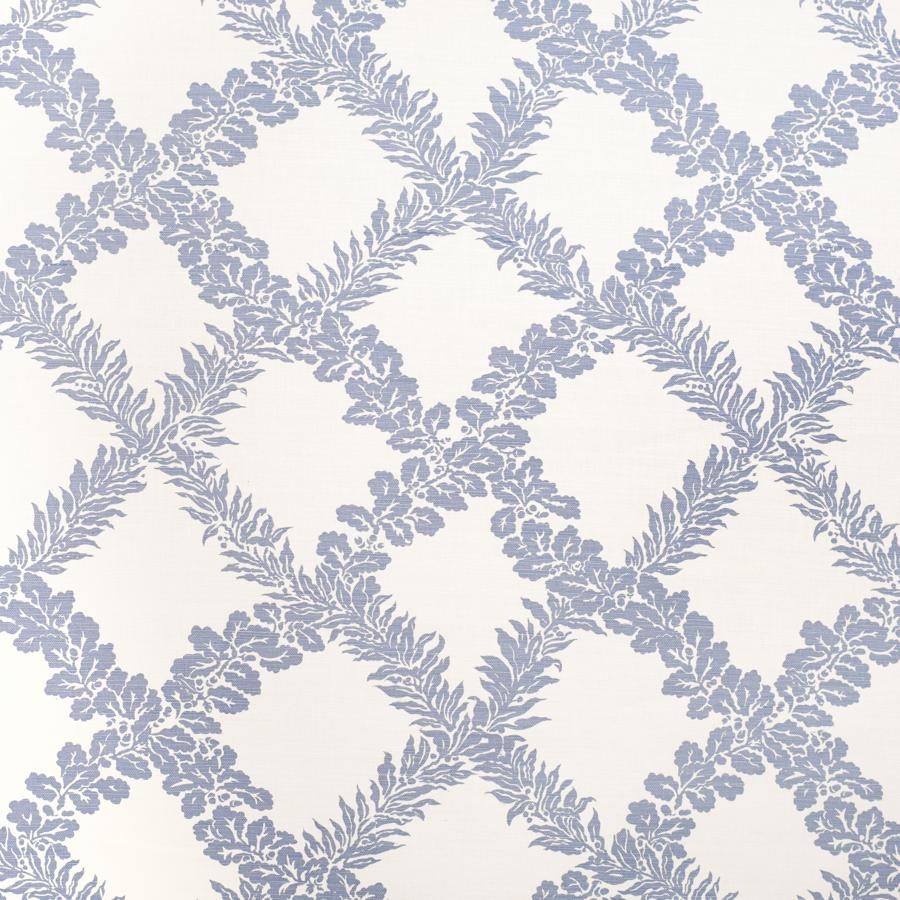Sample 2020137.15.0 Leaf Trellis Blue Botanical Lee Jofa Fabric