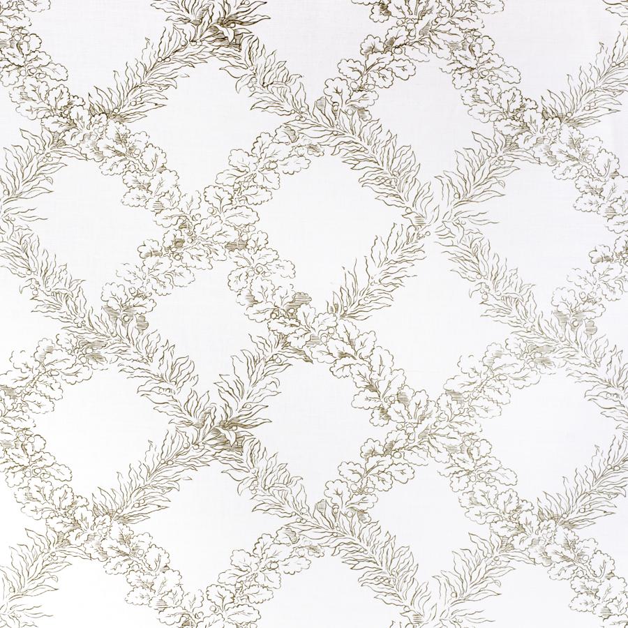 Sample 2020138.130.0 Leaf Trellis Green Botanical Lee Jofa Fabric