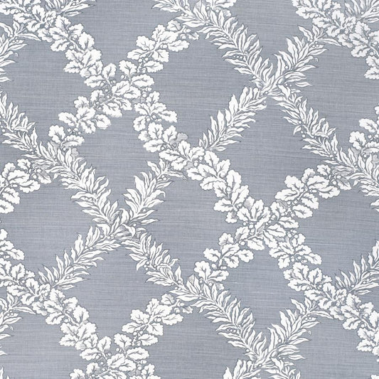 Save 2020138.313.0 Leaf Trellis Blue Botanical by Lee Jofa Fabric