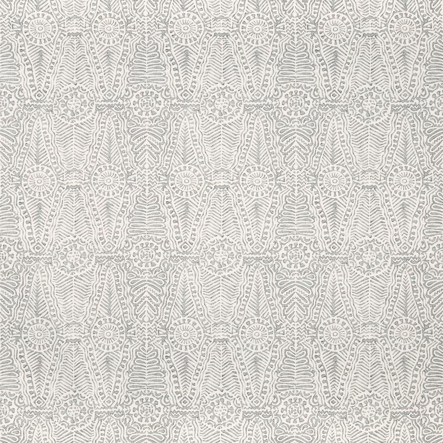 Looking 2020184.21.0 Drayton Print Grey Ethnic by Lee Jofa Fabric