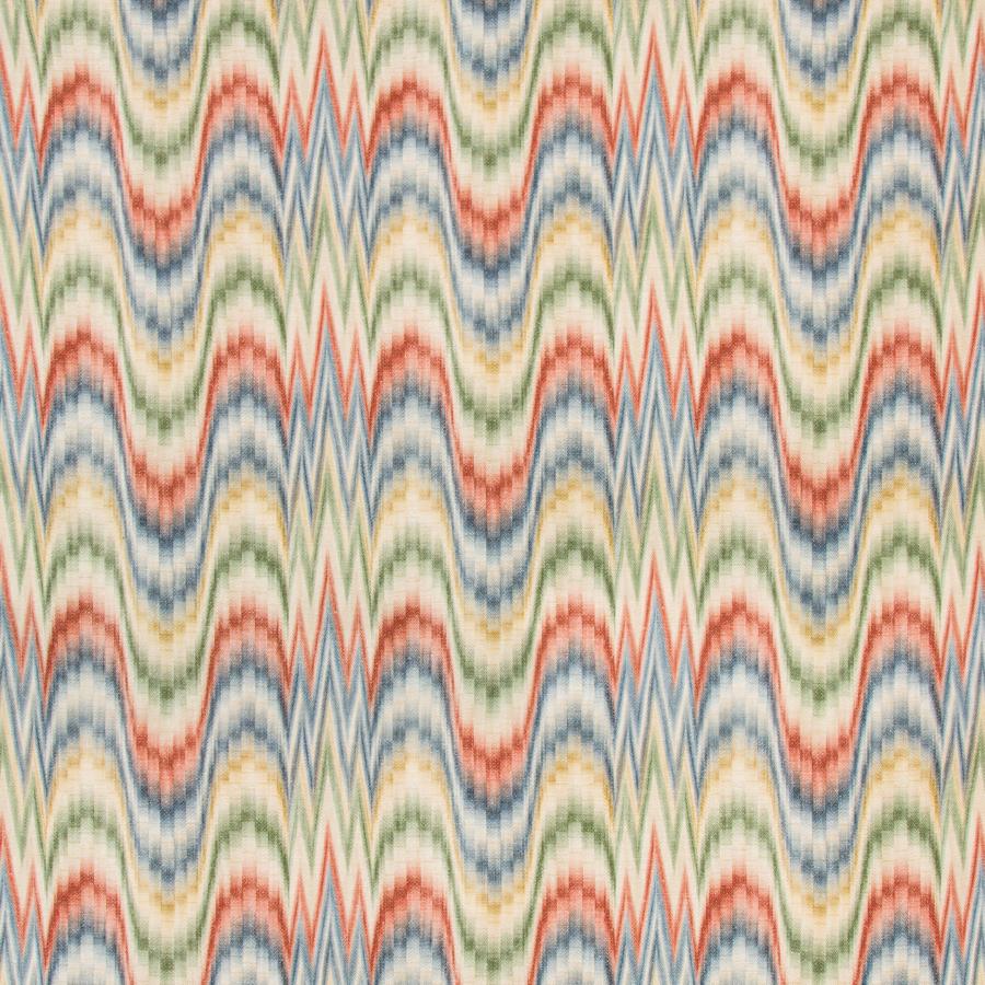 Sample 2020185.953.0 Jasper Print Multi Color Ikat Lee Jofa Fabric