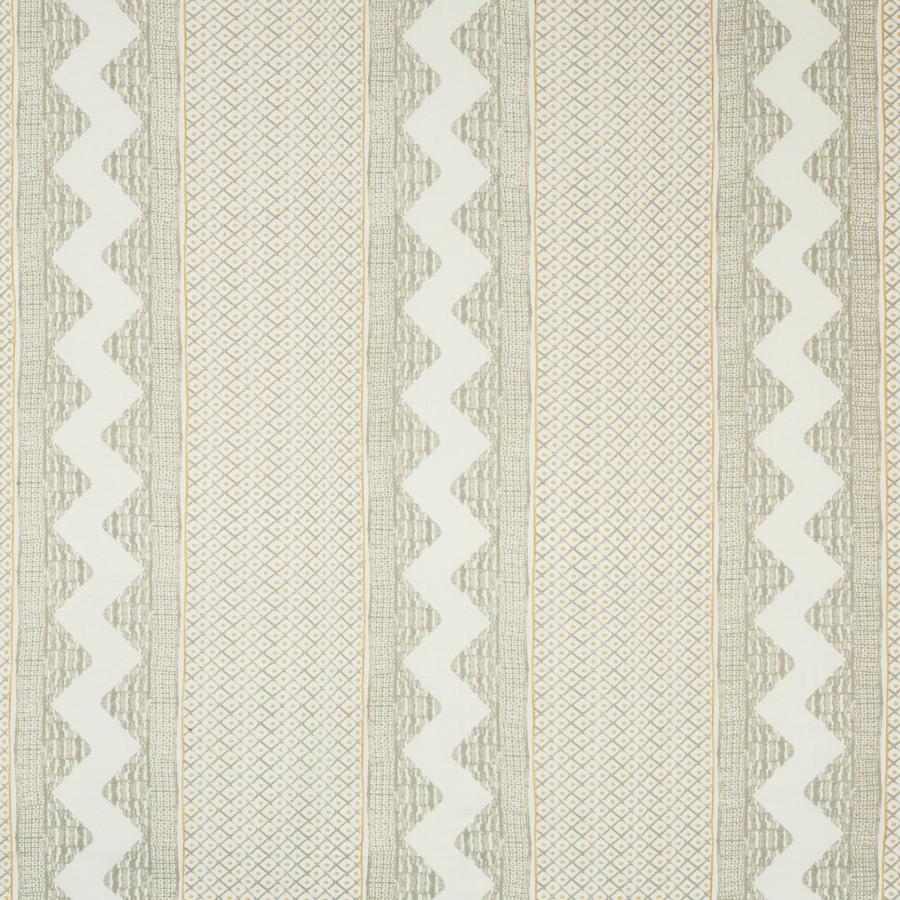 Sample 2020188.1611.0 Whitaker Print Grey Ethnic Lee Jofa Fabric