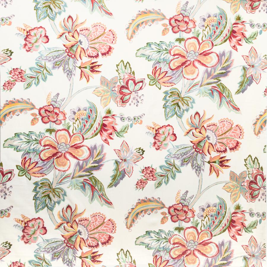 Sample 2020191.973.0 Augustine Print Multi Color Botanical Lee Jofa Fabric