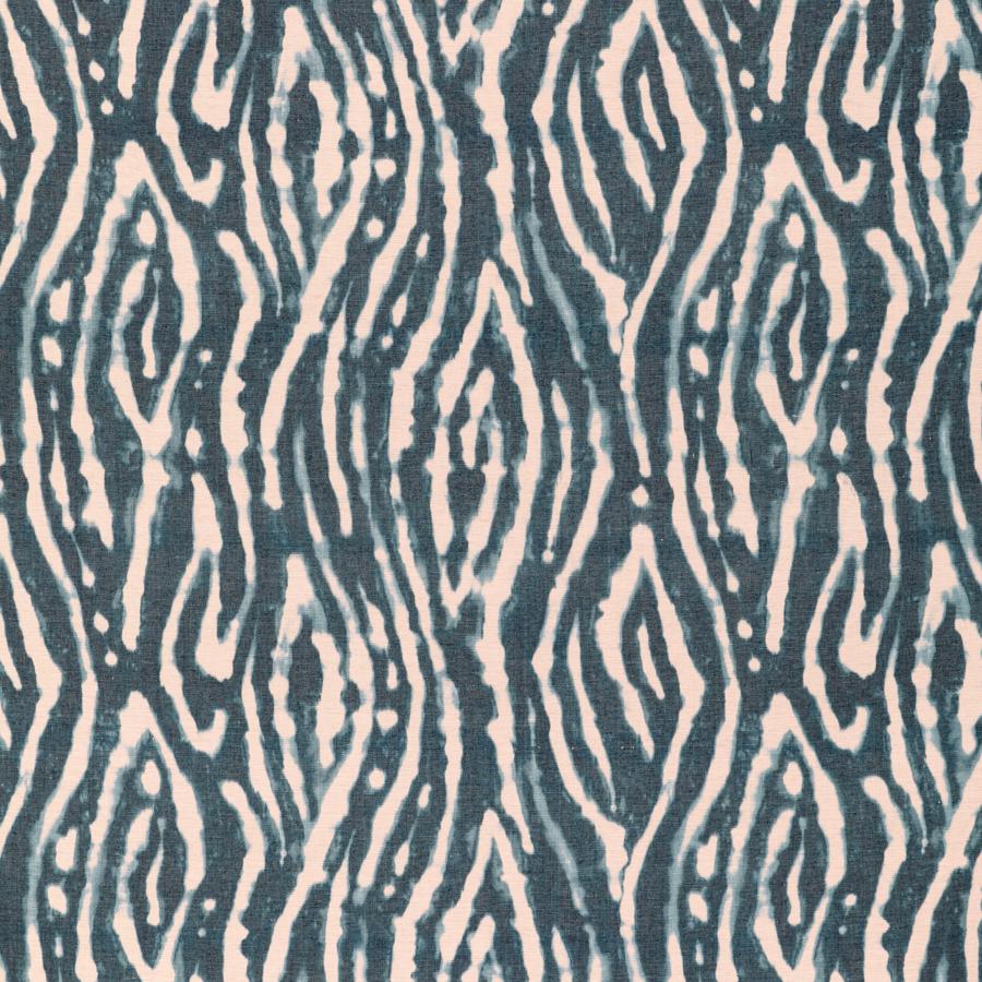 Sample 2020203.50.0 Salina Print, Indigo by Lee Jofa Fabric