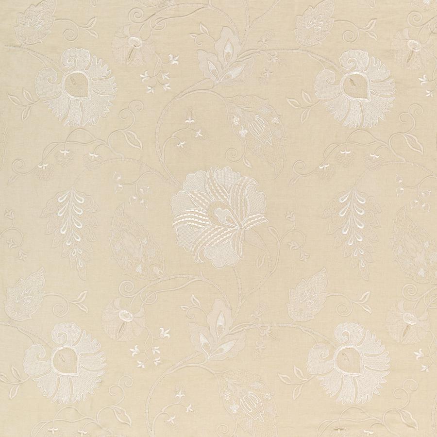 Sample 2020215.16.0 Shiraz Emb, Stone Ivory by Lee Jofa Fabric