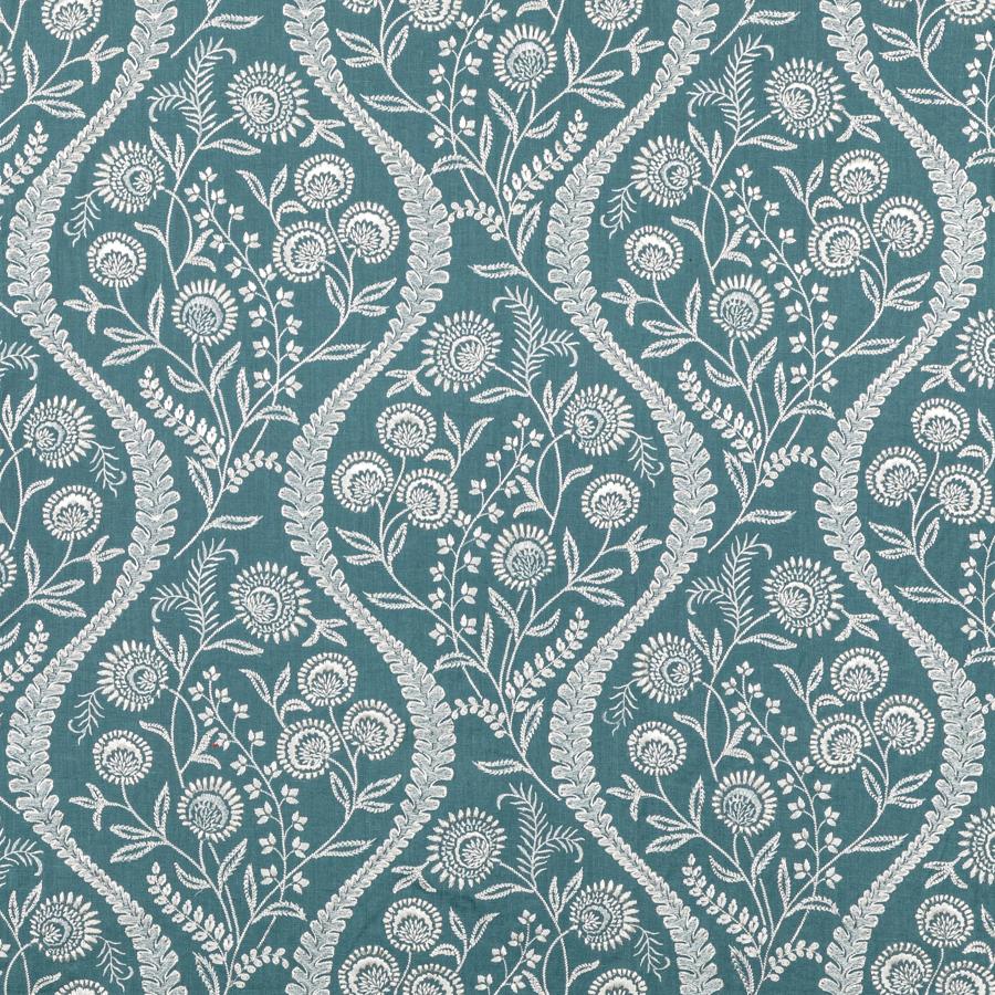 Sample 2020219.515.0 Floriblanca, Blue by Lee Jofa Fabric
