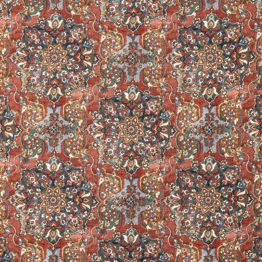 Sample 2020220.924.0 Granada Print, Ruby by Lee Jofa Fabric