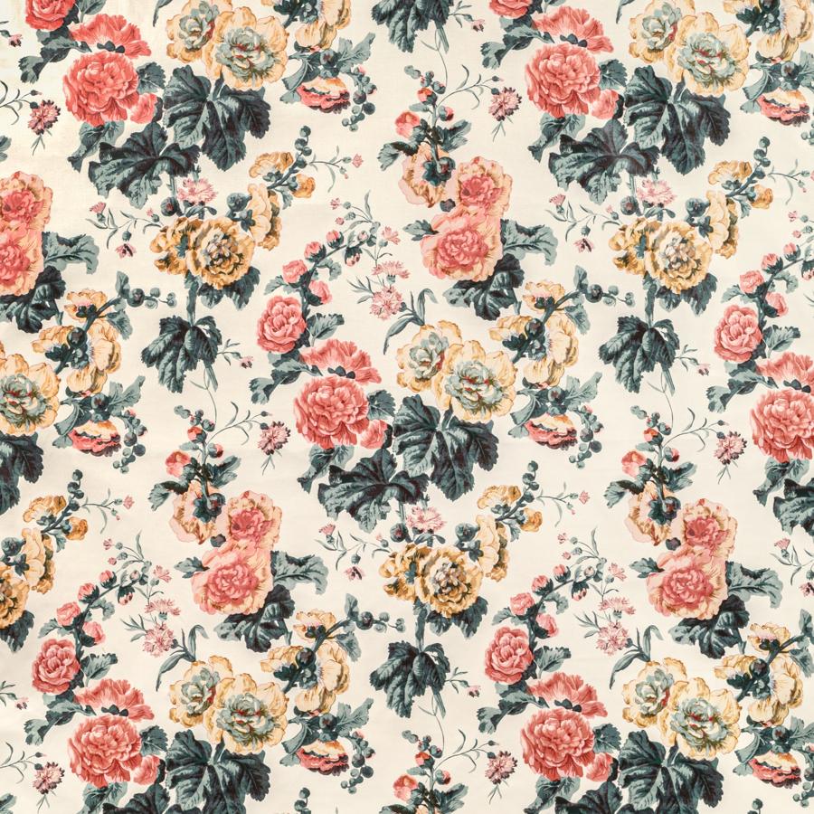 View 2020221.1617 Upton Cotton Tea Rose Botanical by Lee Jofa Fabric
