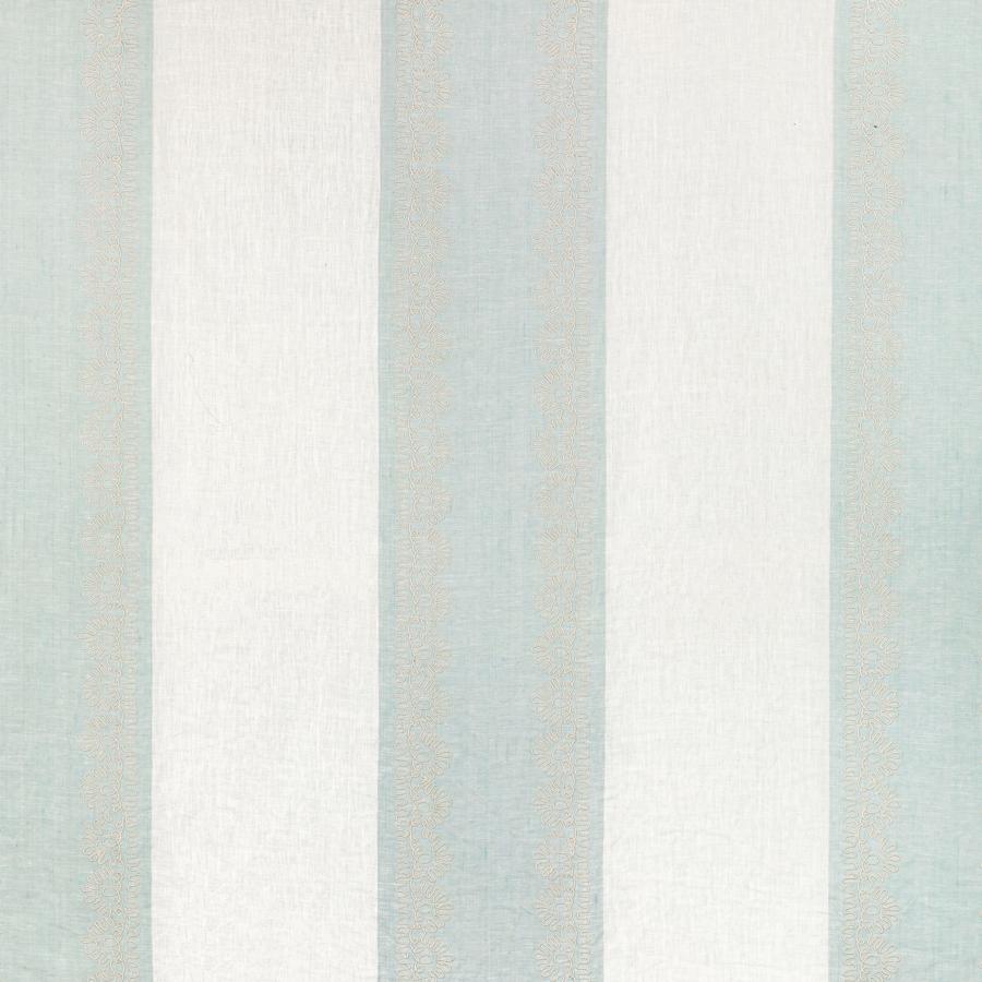 Looking 2021123.13 Banner Sheer Aqua Geometric by Lee Jofa Fabric