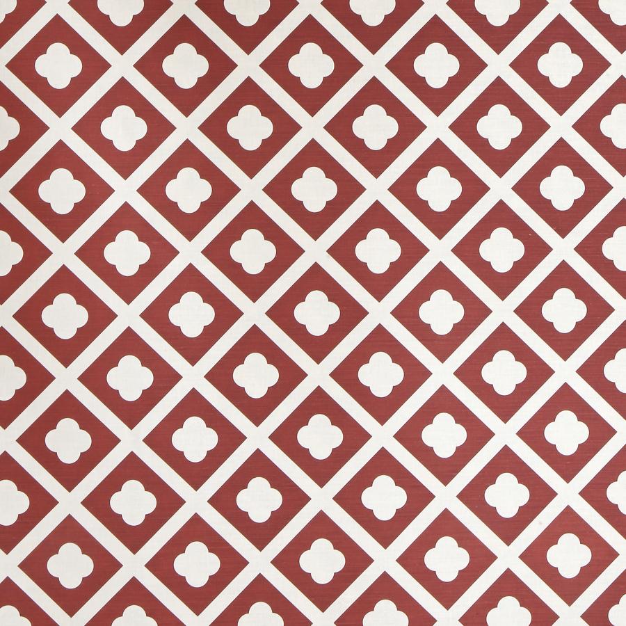 Sample 2021132.924.0 Jardin, Dark Rust On Ecru by Lee Jofa Fabric