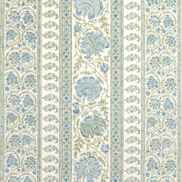 Sample - 2022106.530.0 | Indiennes Stripe, Sarah Bartholomew - Lee Jofa Fabric