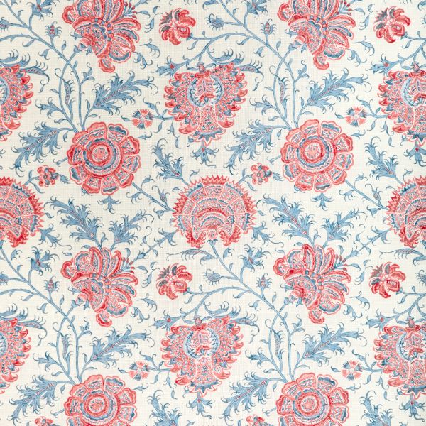Sample - 2022108.195.0 | Indiennes Floral, Sarah Bartholomew - Lee Jofa Fabric