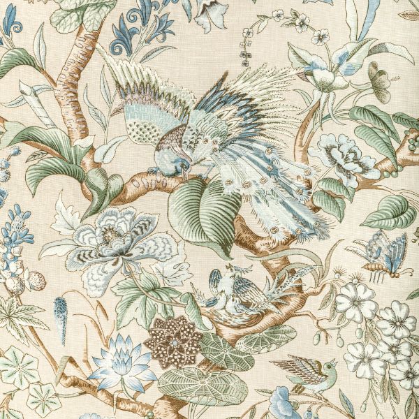 Sample - 2022116.153.0 | Greenfield Print, Bunny Williams Arcadia - Lee Jofa Fabric