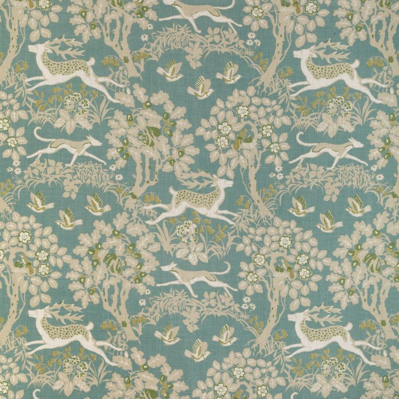Sample - 2023122.353.0 | Mille Fleur Print, Lee Jofa 200 - Lee Jofa Fabric