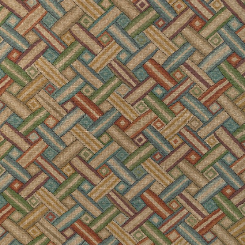 Sample - 2023129.319.0 | Strapwork Print, Lee Jofa 200 - Lee Jofa Fabric