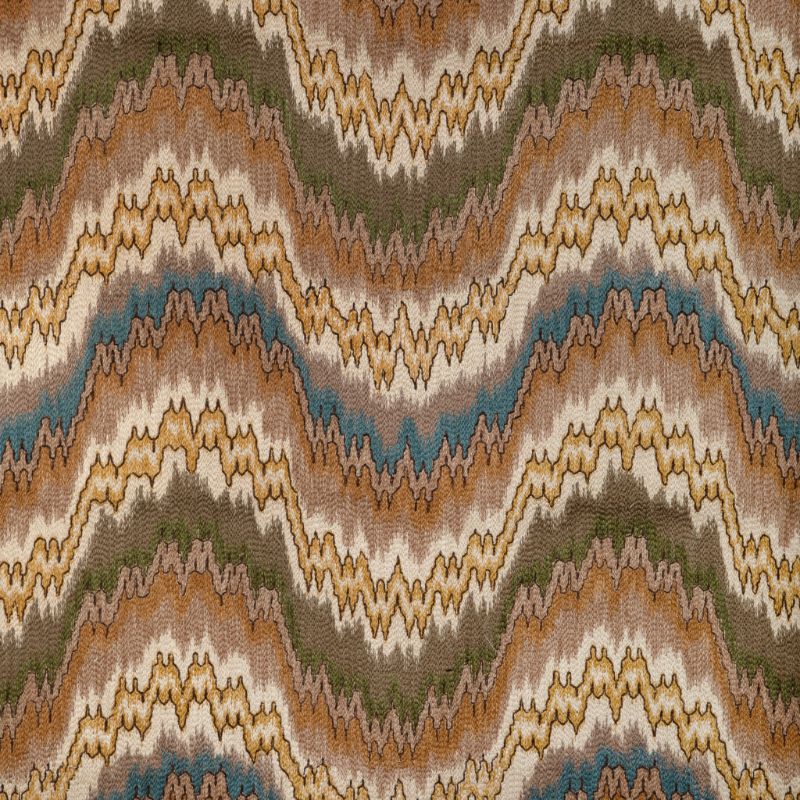 Sample - 2023131.1615.0 | Flame Embroidery, Lee Jofa 200 - Lee Jofa Fabric
