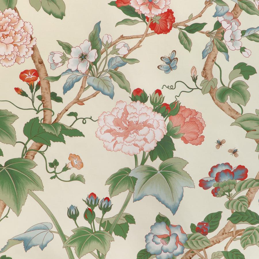 Sample - 2023143.319 | Gardenia Print, Garden Walk - Lee Jofa Fabric - 2023143.319.0