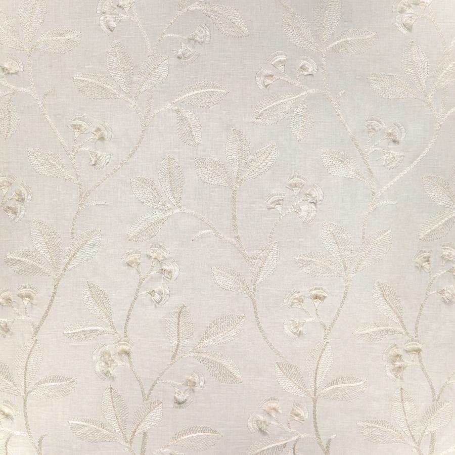 Sample - 2023144.1 | Iris Embroidery, Garden Walk - Lee Jofa Fabric - 2023144.1.0