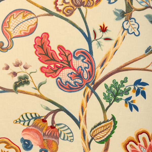 Sample - 2025146.194.0 | Haywood Emb Panel, Whitley Hall - Lee Jofa Fabric