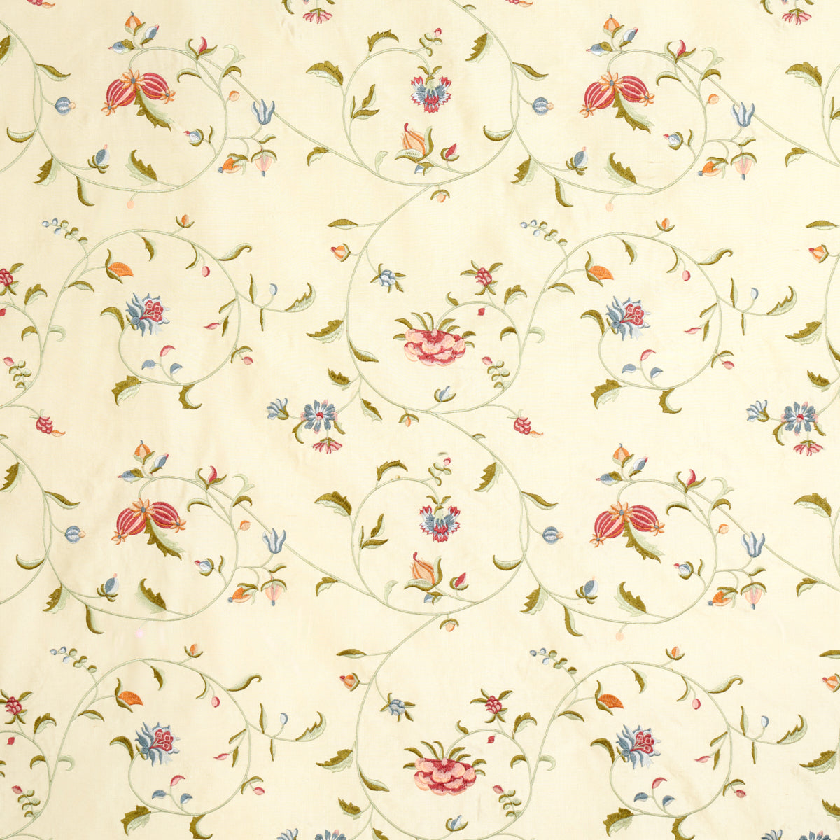 Select 22710 Colette Embroidery Rose by Schumacher Fabric