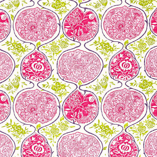 Search 2620937 Katsugi Fuchsia Chartreuse by Schumacher Fabric