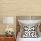 Purchase 2622-54727 Kenneth James Wallpaper, Jade, Martina Fog Grasscloth - Aura1