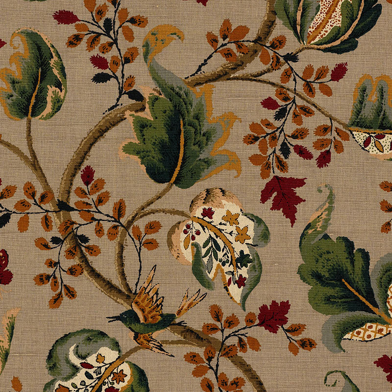 Purchase 2639641 | Fox Hollow, Multi On Flannel - Schumacher Fabric
