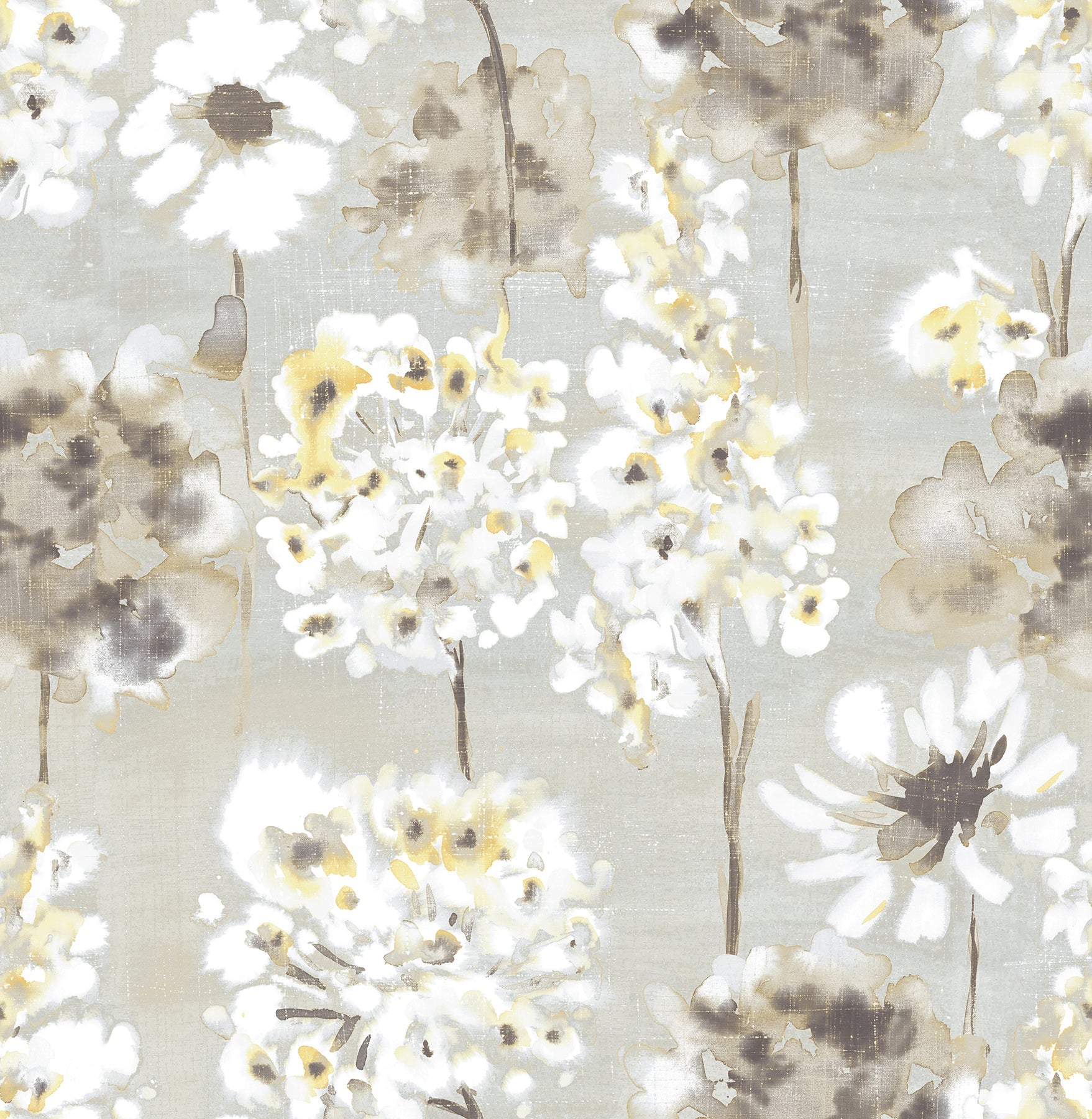 Purchase 2656-004003 Catalina, Yellow Florals by A-Street Prints Wallpaper