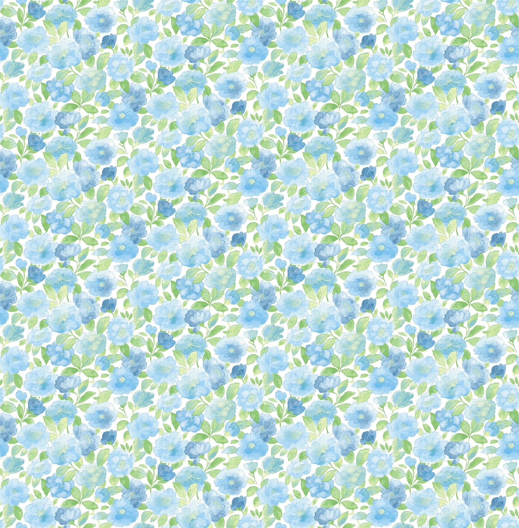 Purchase 2657-22215 Ami, Sky Blue Floral by A-Street Wallpaper