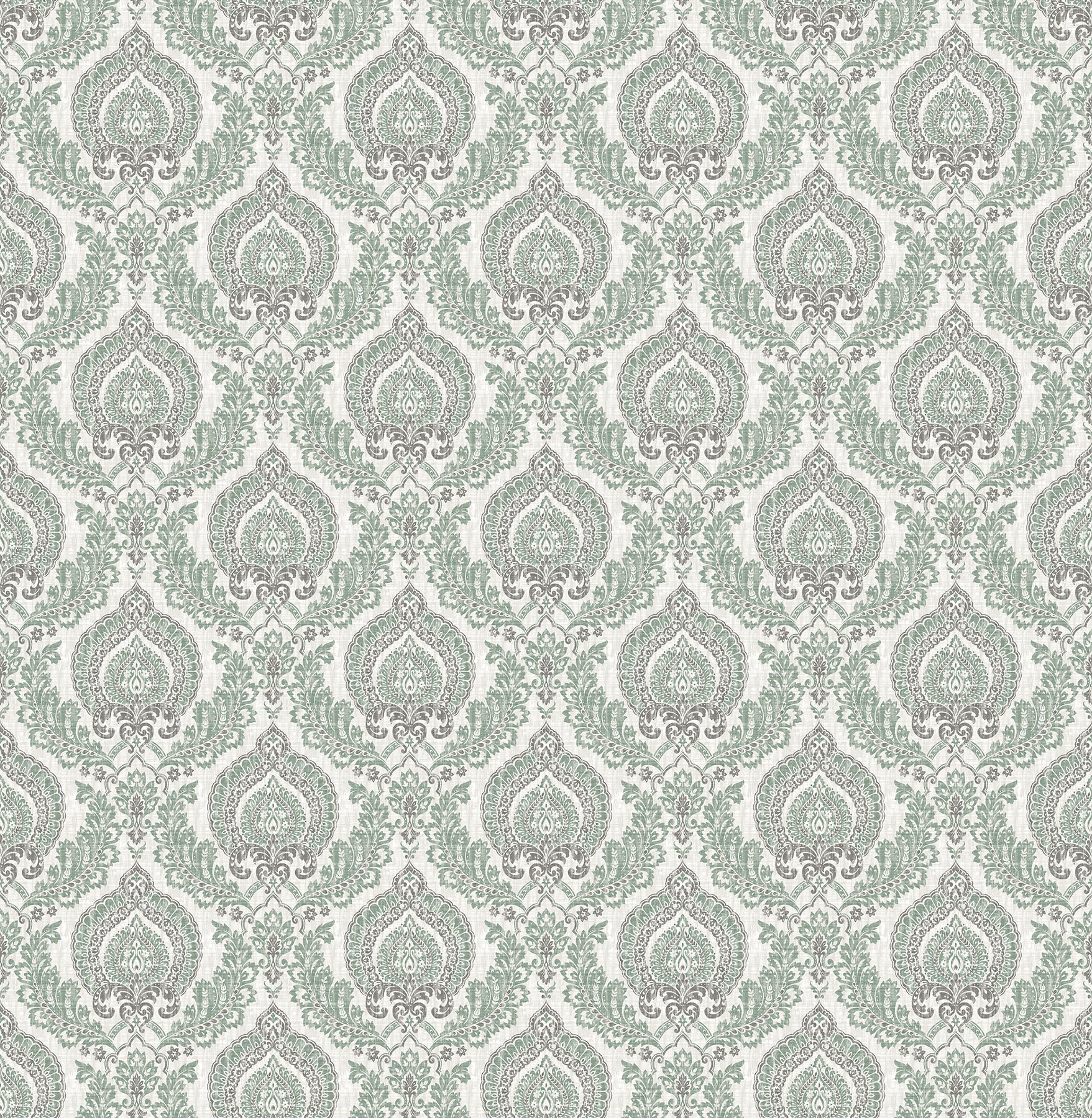 Purchase 2657-22229 Ami, Dark Green Damask by A-Street Wallpaper