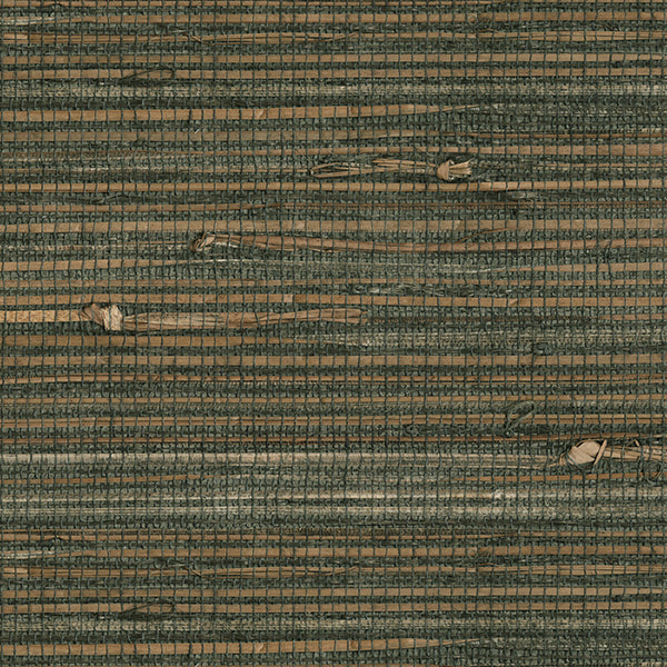 Purchase 2693-65663 Zen, Reju Charcoal Grasscloth by Kenneth James Wallpaper