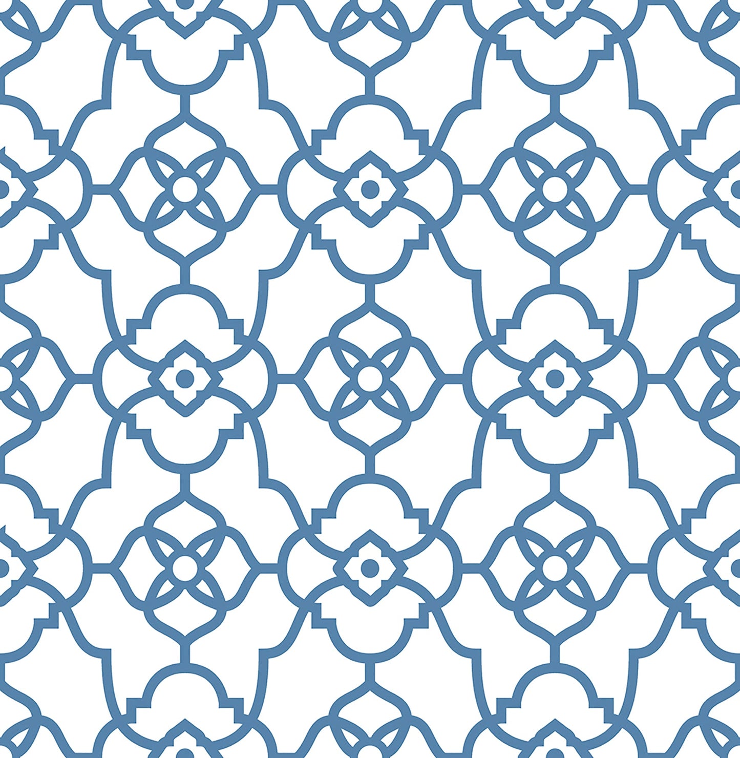 Purchase 2702-22718 Atrium Blue Trellis by A-Street Prints Wallpaper