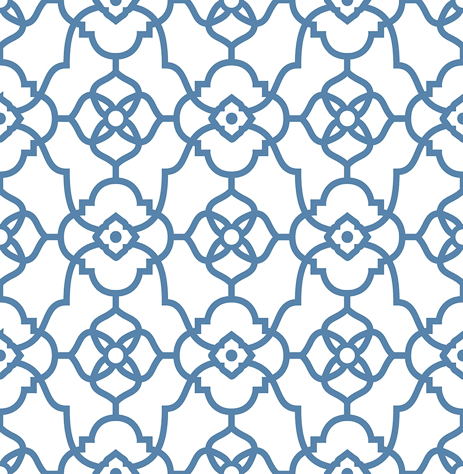 Purchase 2702-22718 Atrium Blue Trellis by A-Street Prints Wallpaper