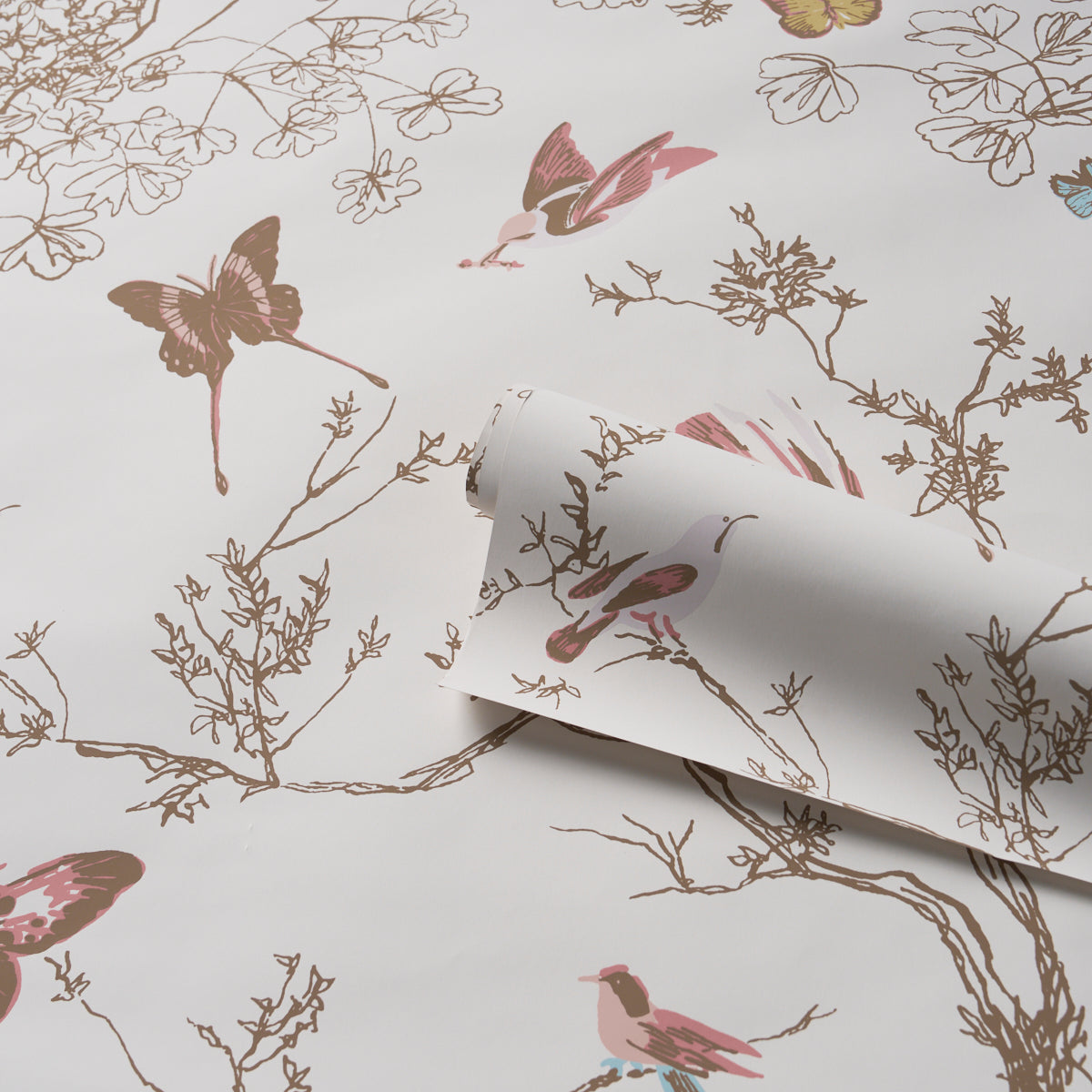 Purchase 2704423 | Birds & Butterflies, Spring - Schumacher Wallpaper