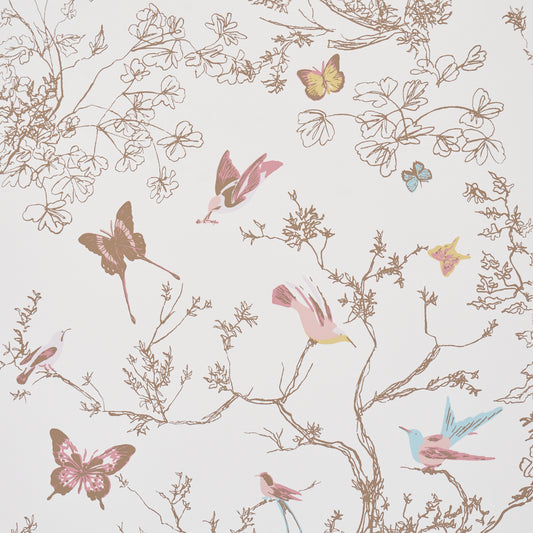Purchase 2704423 | Birds & Butterflies, Spring - Schumacher Wallpaper
