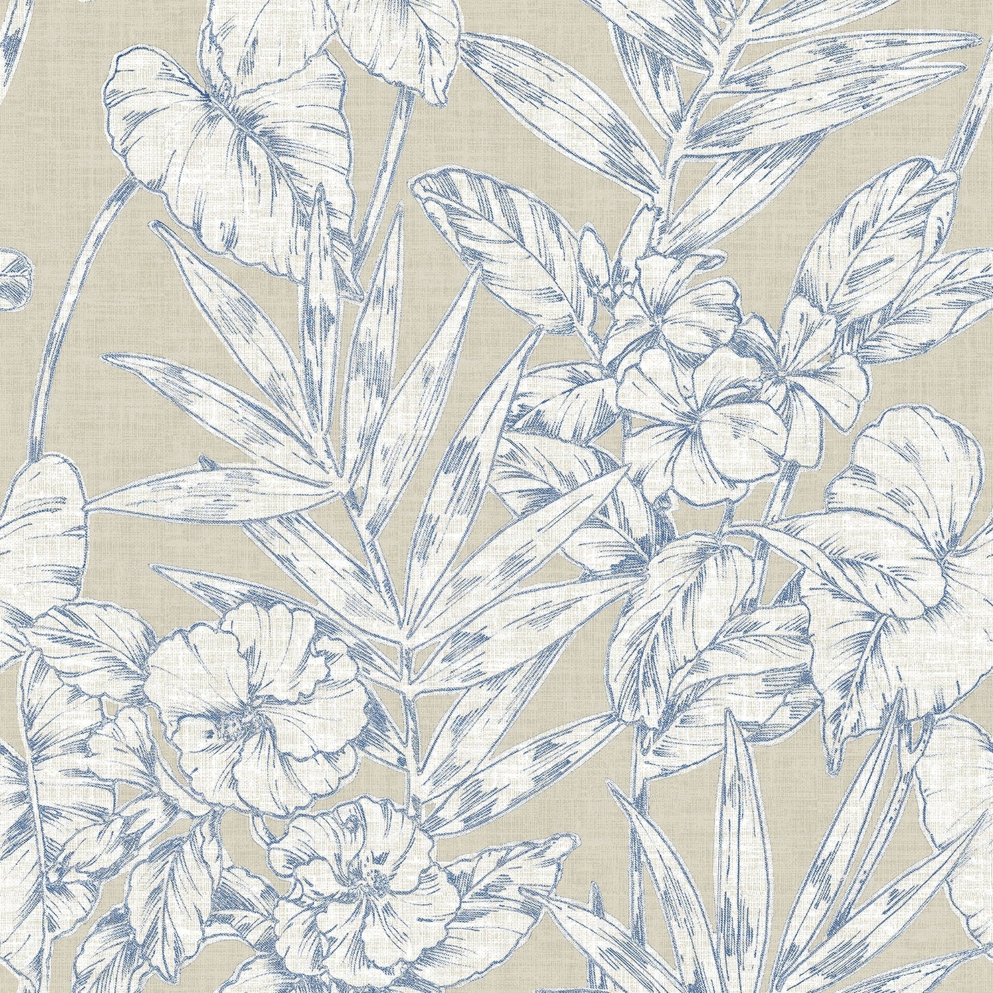 Purchase 2744-24107 Solstice, Navy Botanical by A-Street Prints Wallpaper