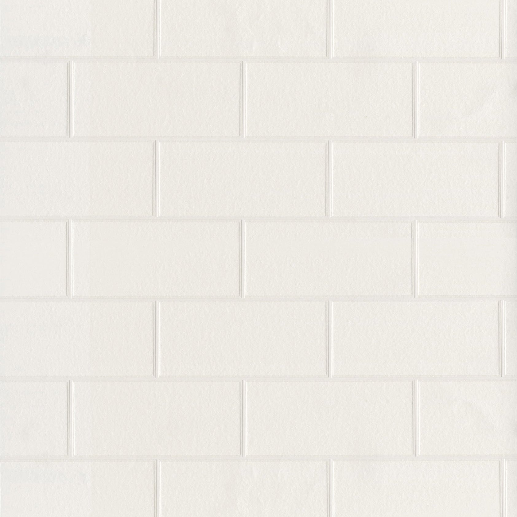 Purchase 2766-21399 KItchen Bath Essentials, Barclays Paintable Paintable White Tile by Brewster Wallpaper