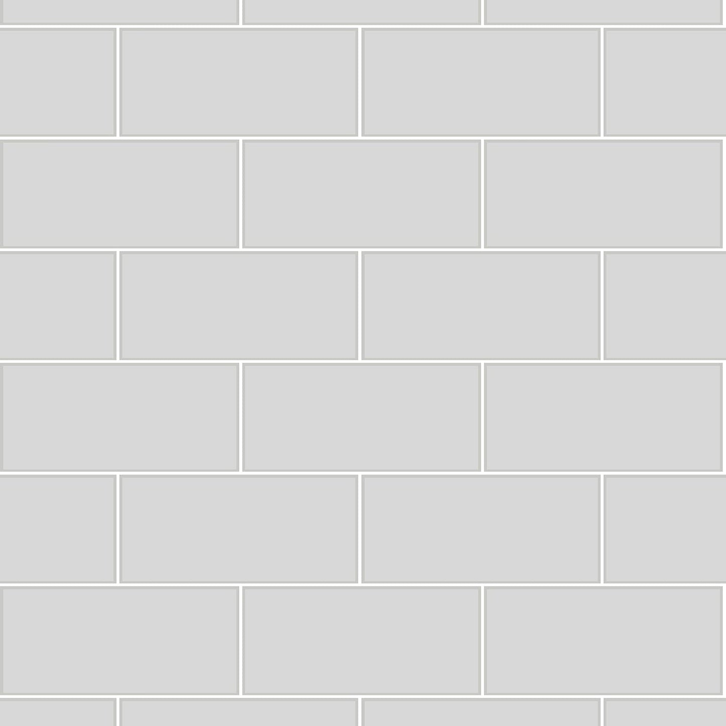 Purchase 2766-23752 KItchen Bath Essentials, Parkway Light Grey Subway Tile by Brewster Wallpaper