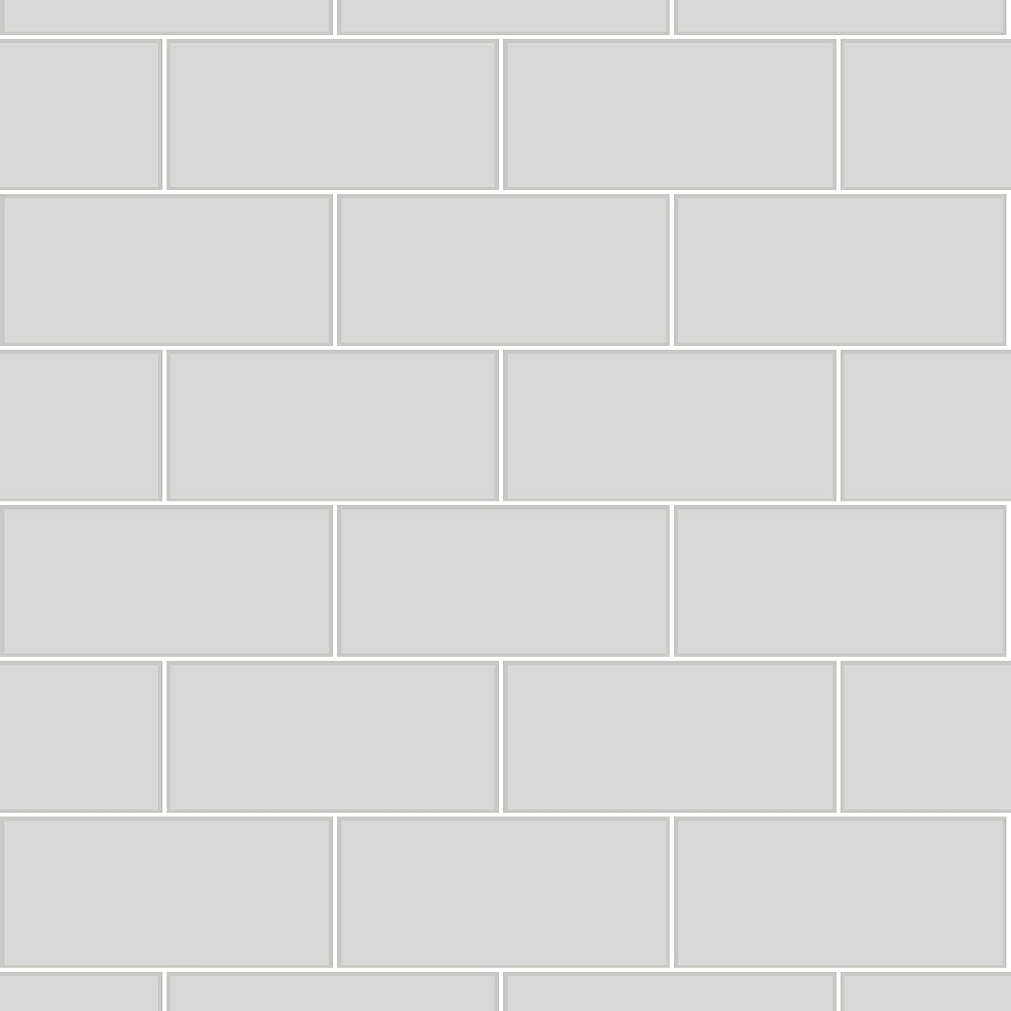 Purchase 2766-23752 KItchen Bath Essentials, Parkway Light Grey Subway Tile by Brewster Wallpaper