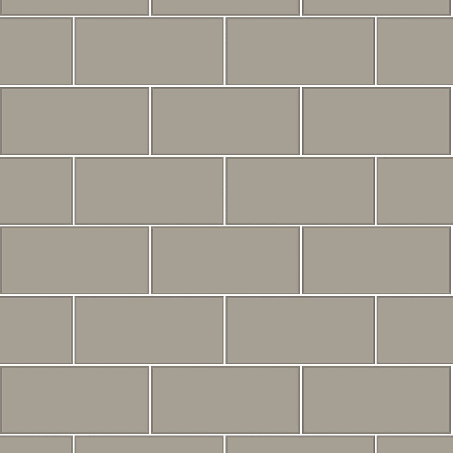 Purchase 2766-23753 KItchen Bath Essentials, Parkway Grey Subway Tile by Brewster Wallpaper
