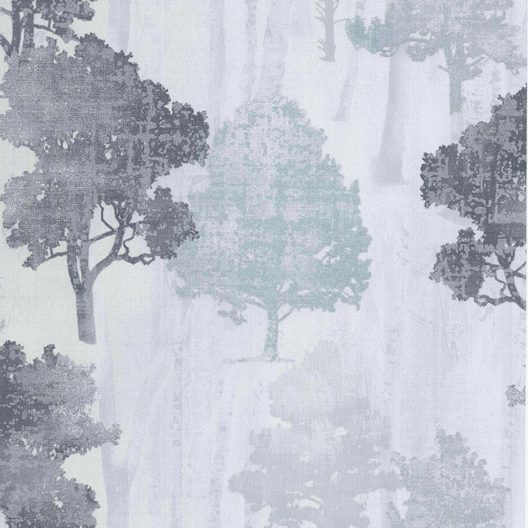 Purchase 2766-95577 KItchen Bath Essentials, Opuntia Silver Tree Silhouettes by Brewster Wallpaper