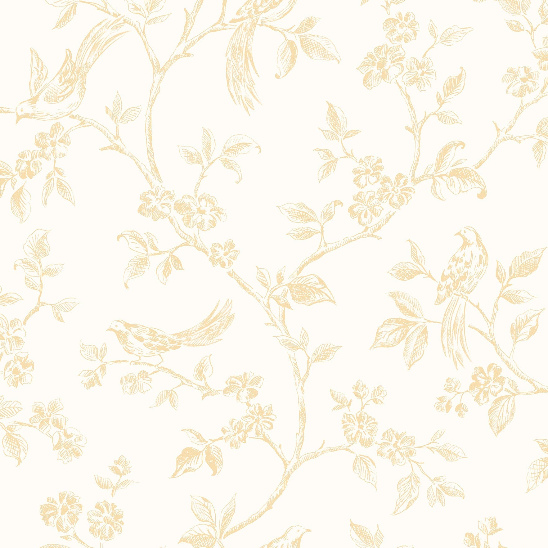 Buy 2813-24973 Kitchen Yellows Trails Wallpaper by Advantage